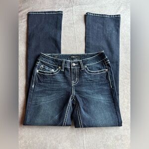 YMI Women's Dark Wash Boot Cut Jeans